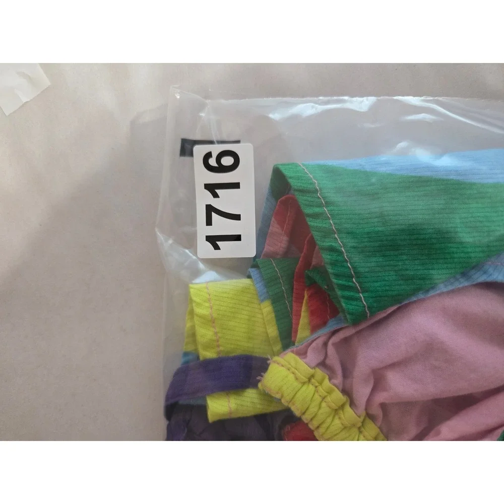 Mini Boden Girls Rainbow Wave Sundress Multi Color Cotton Dress 4-5Y 110cm